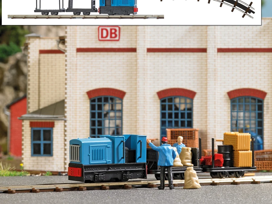 Feldbahn Start-Set von Busch am Lokschuppen