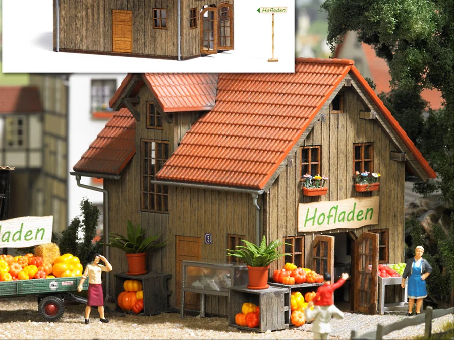Bausatz Hofladen von Busch